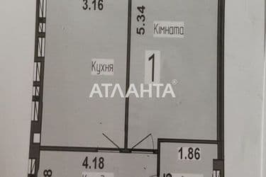 1-room apartment apartment by the address st. Lazurnaya Gaydara bul (area 43,9 m²) - Atlanta.ua - photo 10
