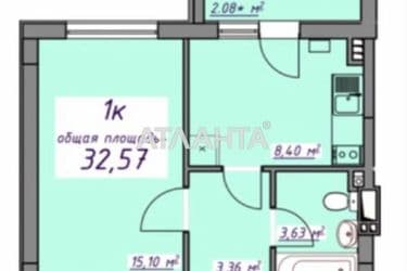 1-комнатная квартира по адресу ул. Массив 10 (площадь 32,6 м²) - Atlanta.ua - фото 22