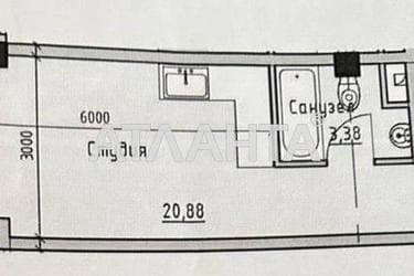 1-кімнатна квартира за адресою вул. Софіївська (площа 24,3 м²) - Atlanta.ua - фото 12