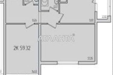 2-rooms apartment apartment by the address st. Zhemchuzhnaya (area 59 m²) - Atlanta.ua - photo 10