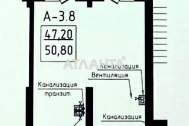 1-room apartment apartment by the address st. Dacha Kovalevskogo Amundsena (area 50,8 m²) - Atlanta.ua - photo 14