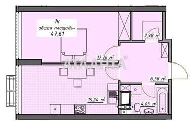 1-room apartment apartment by the address st. Kurortnyy per (area 47,9 m²) - Atlanta.ua - photo 8