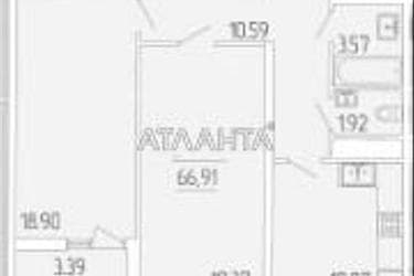 2-rooms apartment apartment by the address st. Krasnova (area 66,9 m²) - Atlanta.ua - photo 8