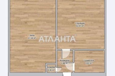2-rooms apartment apartment by the address st. Pavla Kornelyuka proezd (area 36,4 m²) - Atlanta.ua - photo 14