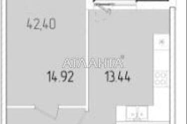 1-room apartment apartment by the address st. Krasnova (area 43,2 m²) - Atlanta.ua - photo 8