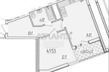 1-комнатная квартира по адресу ул. Краснова (площадь 41,5 м²) - Atlanta.ua - фото 17
