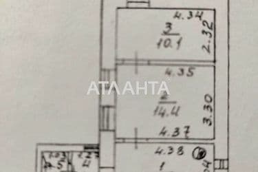 2-кімнатна квартира за адресою вул. Сєрова (площа 37,6 м²) - Atlanta.ua - фото 20