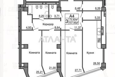 3-rooms apartment apartment by the address st. Morekhodnyy per (area 123 m²) - Atlanta.ua - photo 12