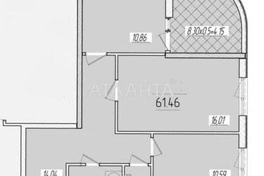 2-rooms apartment apartment by the address st. Krasnova (area 61,5 m²) - Atlanta.ua - photo 8