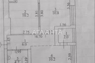 2-комнатная квартира по адресу ул. Леси Украинки (площадь 43,3 м²) - Atlanta.ua - фото 30
