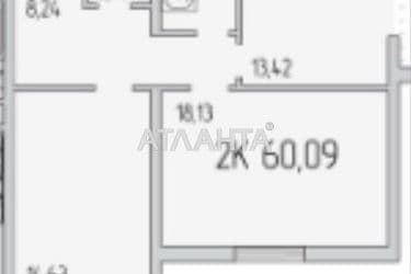 2-rooms apartment apartment by the address st. Zhemchuzhnaya (area 60,1 m²) - Atlanta.ua - photo 48