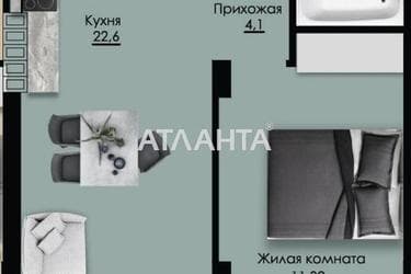 1-кімнатна квартира за адресою вул. Марсельська (площа 42 м²) - Atlanta.ua - фото 36