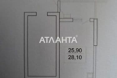 1-room apartment apartment by the address st. Topolinnyy per (area 28,1 m²) - Atlanta.ua - photo 11