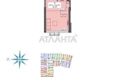 1-кімнатна квартира за адресою Курортний пров. (площа 34,5 м²) - Atlanta.ua - фото 15