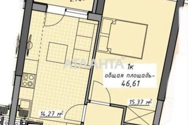 1-кімнатна квартира за адресою Курортний пров. (площа 46,6 м²) - Atlanta.ua - фото 13