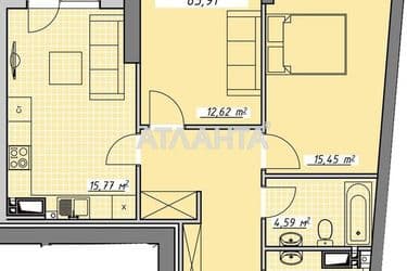 2-rooms apartment apartment by the address st. Kurortnyy per (area 63,5 m²) - Atlanta.ua - photo 12