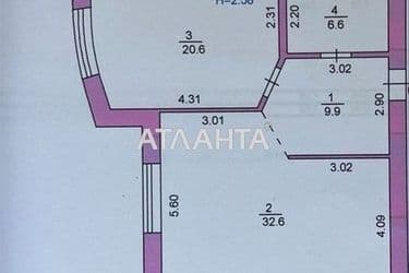 1-room apartment apartment by the address st. Parusnaya Geroev Stalingrada (area 69,7 m²) - Atlanta.ua - photo 13