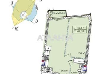 1-room apartment apartment by the address st. Chubaevskaya Selsovetskaya (area 45,6 m²) - Atlanta.ua - photo 18