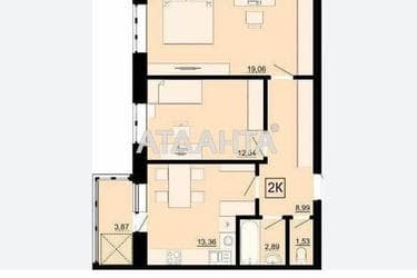 2-кімнатна квартира за адресою вул. Профспілкова (площа 68 м²) - Atlanta.ua - фото 22