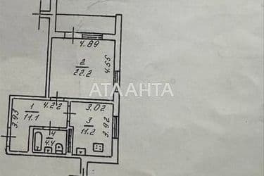 1-комнатная квартира по адресу Вишневского ген. Пер. (площадь 52,1 м²) - Atlanta.ua - фото 18