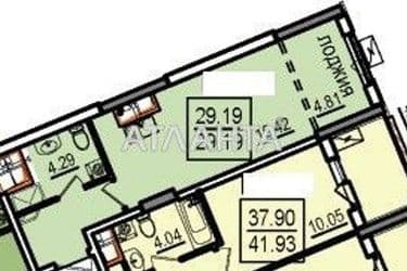 1-комнатная квартира по адресу ул. Дача Ковалевского (площадь 29,2 м²) - Atlanta.ua - фото 7