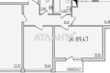 2-кімнатна квартира за адресою вул. Генуезька (площа 89,4 м²) - Atlanta.ua - фото 22
