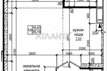 1-комнатная квартира по адресу ул. Пригородная (площадь 39,2 м²) - Atlanta.ua - фото 21