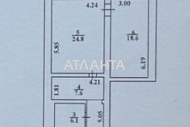2-rooms apartment apartment by the address st. Bunina Rozy Lyuksemburg (area 70,4 m²) - Atlanta.ua - photo 22