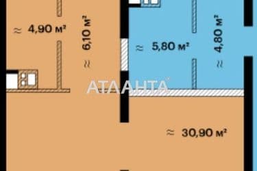 1-кімнатна квартира за адресою вул. Літературна (площа 41 м²) - Atlanta.ua - фото 30