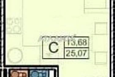 1-кімнатна квартира за адресою вул. Вільямса ак. (площа 26,5 м²) - Atlanta.ua - фото 31