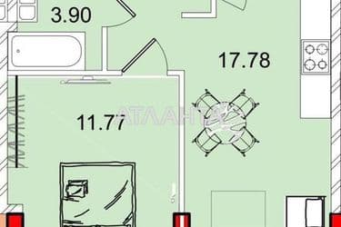 1-room apartment apartment by the address st. Fontanskaya dor Perekopskoy Divizii (area 38,2 m²) - Atlanta.ua - photo 8