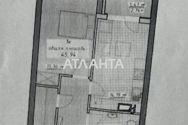 1-комнатная квартира по адресу Курортный пер. (площадь 46 м²) - Atlanta.ua - фото 34