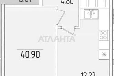 1-room apartment apartment by the address st. Krasnova (area 41 m²) - Atlanta.ua - photo 12