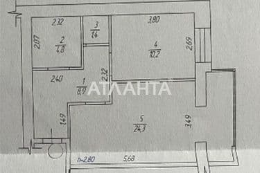 1-кімнатна квартира за адресою вул. Олега Антонова (площа 50 м²) - Atlanta.ua - фото 14