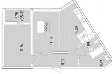 2-кімнатна квартира за адресою вул. Краснова (площа 60,1 м²) - Atlanta.ua - фото 14