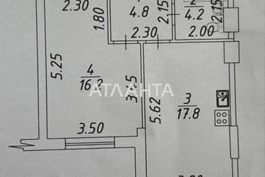 1-комнатная квартира по адресу Небесной Сотни пр. (площадь 43 м²) - Atlanta.ua - фото 30