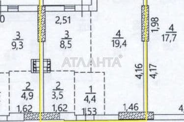 1-кімнатна квартира за адресою вул. Балківська (площа 40,2 м²) - Atlanta.ua - фото 12