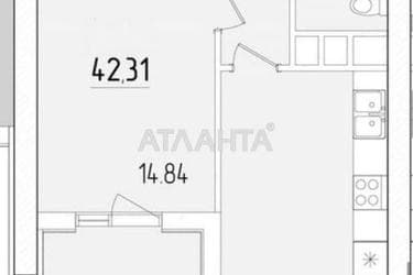 1-кімнатна квартира за адресою вул. Краснова (площа 42,3 м²) - Atlanta.ua - фото 7