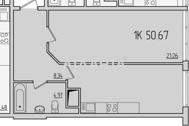 2-кімнатна квартира за адресою вул. Перлинна (площа 51 м²) - Atlanta.ua - фото 30