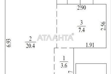 1-кімнатна квартира за адресою вул. Чехова (площа 40,2 м²) - Atlanta.ua - фото 11