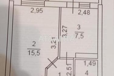 1-room apartment apartment by the address st. Zhemchuzhnaya (area 35 m²) - Atlanta.ua - photo 10
