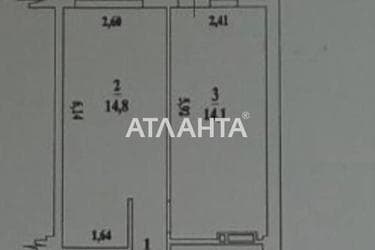 1-комнатная квартира по адресу Тополинный пер. (площадь 44,2 м²) - Atlanta.ua - фото 42