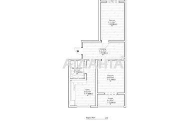 2-комнатная квартира по адресу ул. Трамвайная (площадь 60 м²) - Atlanta.ua - фото 56