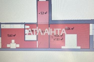 1-комнатная квартира по адресу Небесной Сотни пр. (площадь 56,8 м²) - Atlanta.ua - фото 26