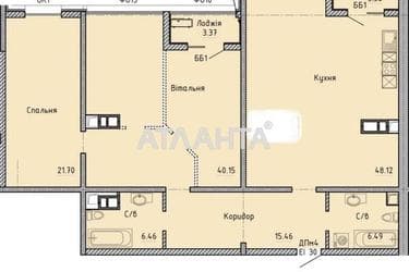 3-комнатная квартира по адресу Шевченко пр. (площадь 145 м²) - Atlanta.ua - фото 19