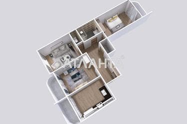 3-кімнатна квартира за адресою вул. Трускавецька (площа 84,4 м²) - Atlanta.ua - фото 35