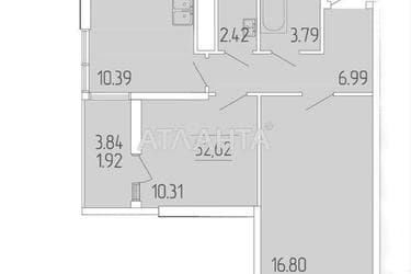 2-комнатная квартира по адресу ул. Краснова (площадь 53 м²) - Atlanta.ua - фото 10