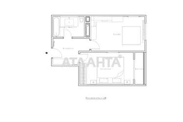 1-кімнатна квартира за адресою вул. Топольна (площа 49,3 м²) - Atlanta.ua - фото 34