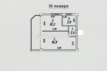 1-room apartment apartment by the address st. Malinovskogo marsh (area 40 m²) - Atlanta.ua - photo 44