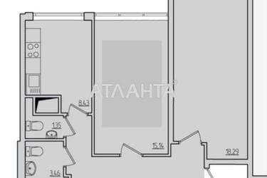 2-rooms apartment apartment by the address st. Zhemchuzhnaya (area 60 m²) - Atlanta.ua - photo 31